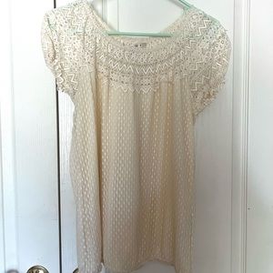 Cream Blouse